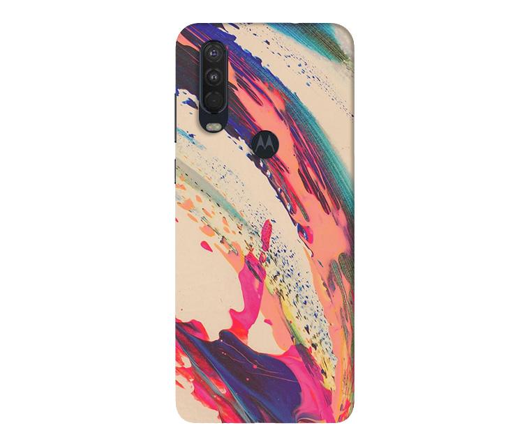 Modern Art Mobile Back Case for Moto One Action (Design - 234) Modern Art Case for Moto One Action (Design No. 234)