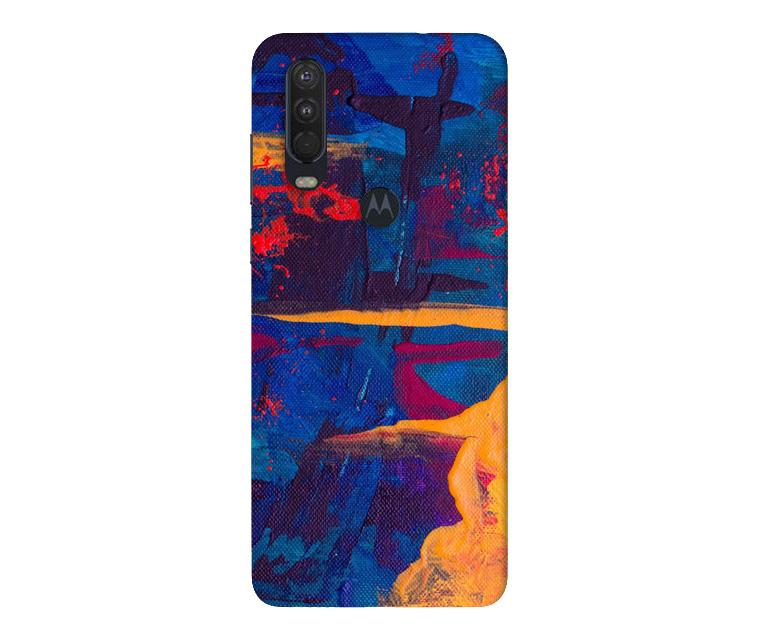 Modern Art Mobile Back Case for Moto One Action (Design - 238) Modern Art Case for Moto One Action (Design No. 238)