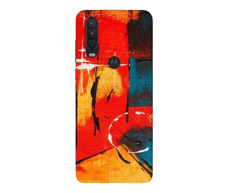 Modern Art Mobile Back Case for Moto One Action (Design - 239) Modern Art Case for Moto One Action (Design No. 239)