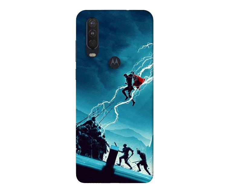 Thor Avengers Mobile Back Case for Moto One Action (Design - 243) Thor Avengers Case for Moto One Action (Design No. 243)