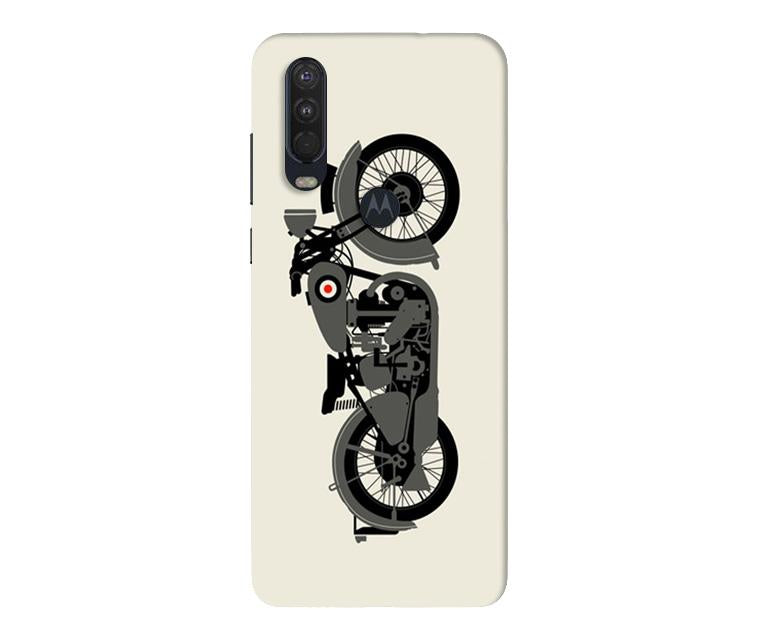 MotorCycle Mobile Back Case for Moto One Action (Design - 259) MotorCycle Case for Moto One Action (Design No. 259)