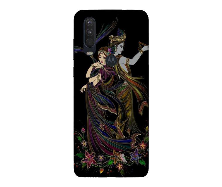 Radha Krishna Mobile Back Case for Moto One Action (Design - 290) Radha Krishna Case for Moto One Action (Design No. 290)