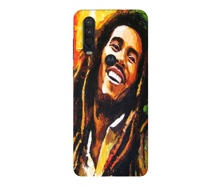 Bob marley Mobile Back Case for Moto One Action (Design - 295) Bob marley Case for Moto One Action (Design No. 295)