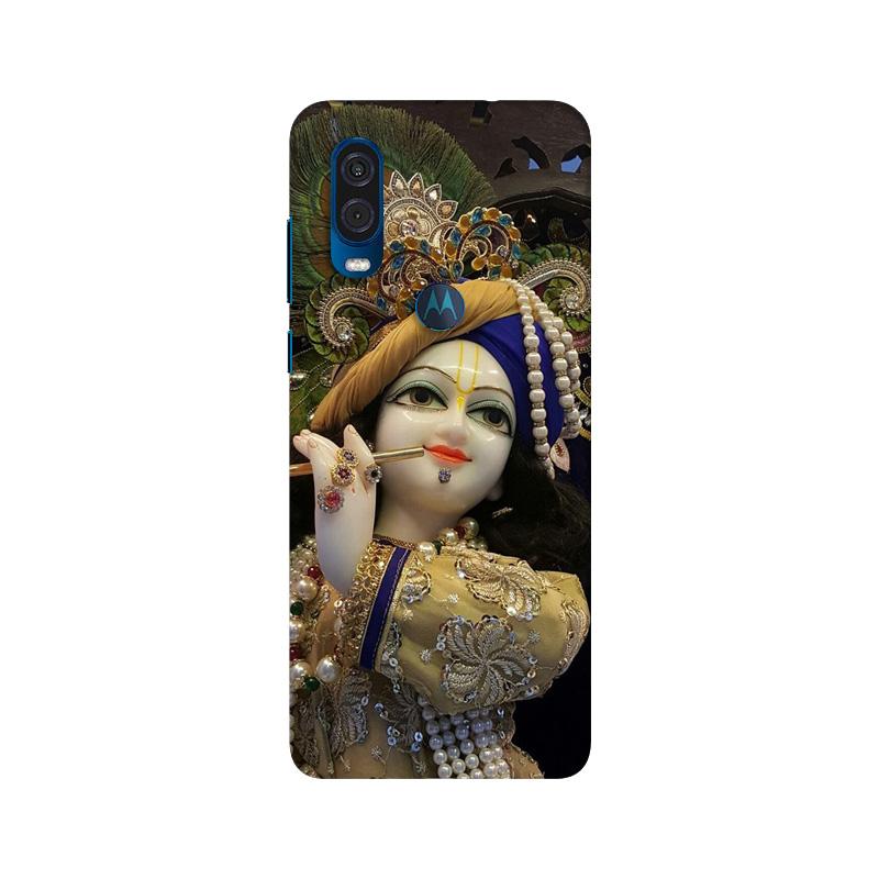 Lord Krishna3 Mobile Back Case for Moto One Vision (Design - 18) Lord Krishna3 Case for Moto One Vision