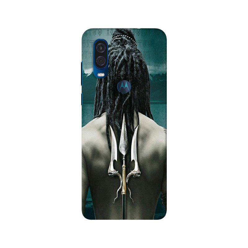 Mahakal Mobile Back Case for Moto One Vision (Design - 47) Mahakal Case for Moto One Vision