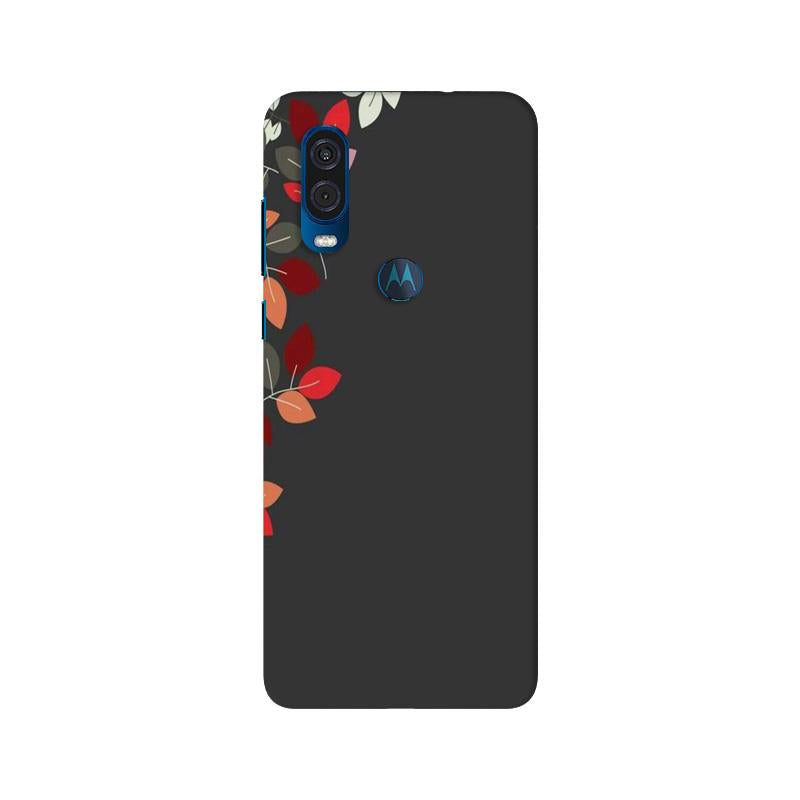 Grey Background Mobile Back Case for Moto One Vision (Design - 71) Grey Background Case for Moto One Vision