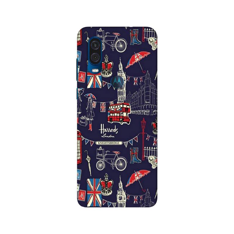 Love London Mobile Back Case for Moto One Vision (Design - 75) Love London Case for Moto One Vision