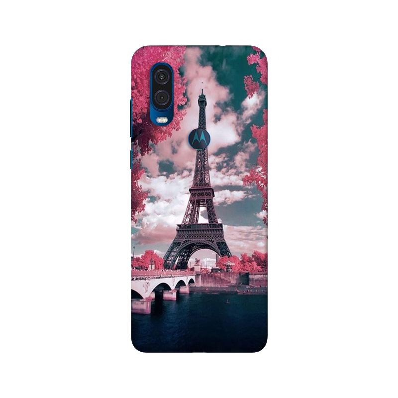 Eiffel Tower Mobile Back Case for Moto One Vision (Design - 101) Eiffel Tower Case for Moto One Vision (Design - 101)