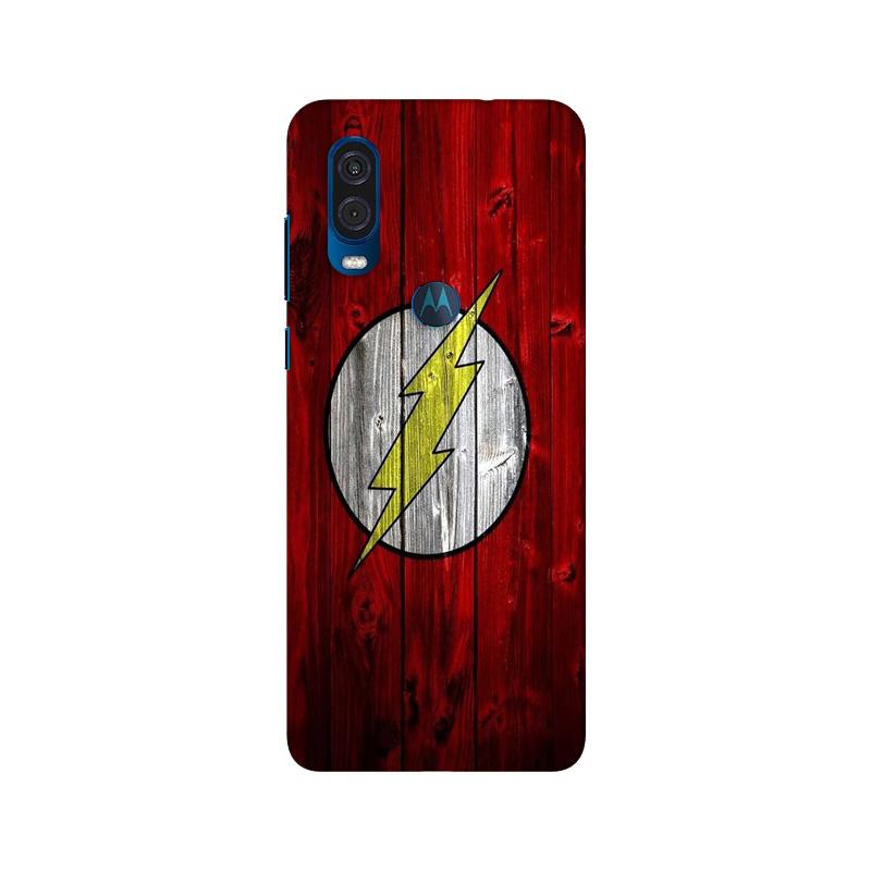 Flash Superhero Mobile Back Case for Moto One Vision (Design - 116) Flash Superhero Case for Moto One Vision (Design - 116)