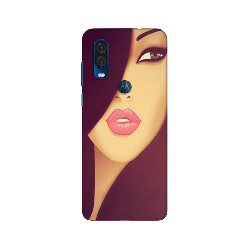 Girlish Mobile Back Case for Moto One Vision (Design - 130) Girlish Case for Moto One Vision (Design - 130)