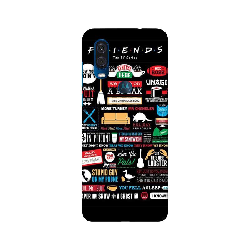 Friends Mobile Back Case for Moto One Vision (Design - 145) Friends Case for Moto One Vision (Design - 145)