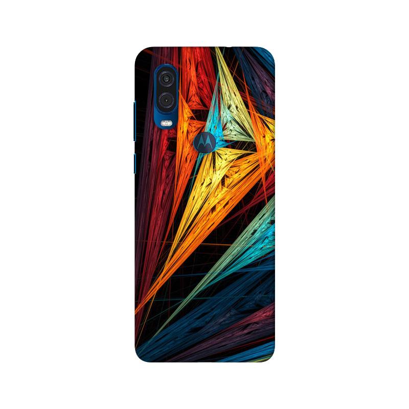Modern Art Mobile Back Case for Moto One Vision (Design - 229) Modern Art Case for Moto One Vision (Design No. 229)