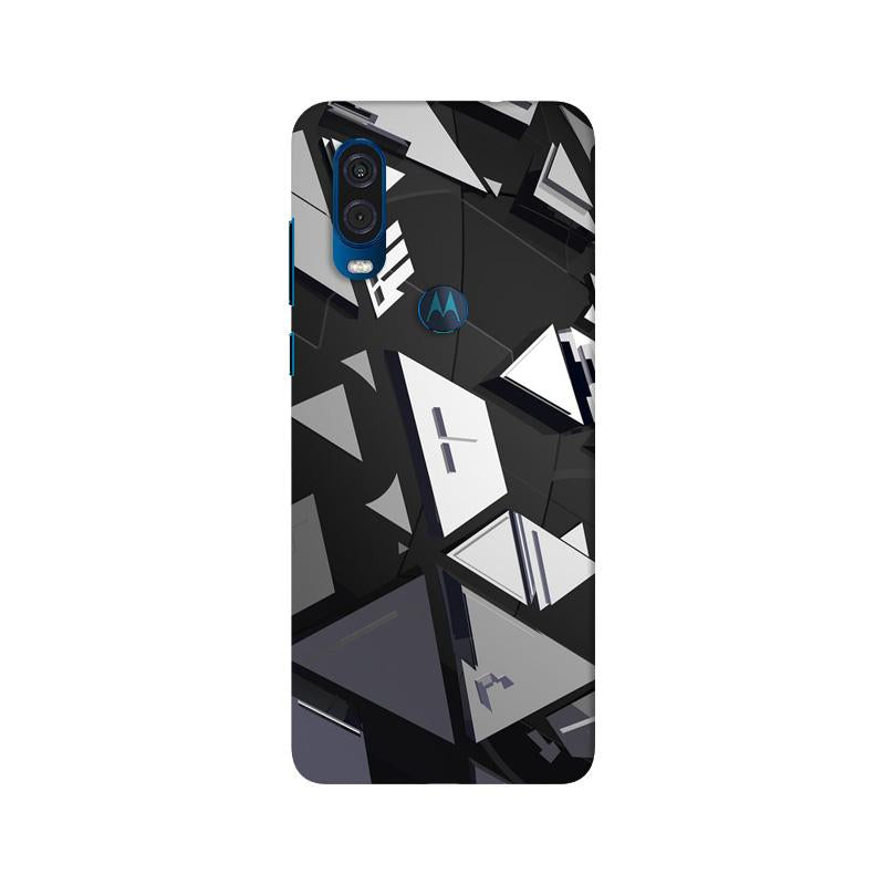 Modern Art Mobile Back Case for Moto One Vision (Design - 230) Modern Art Case for Moto One Vision (Design No. 230)
