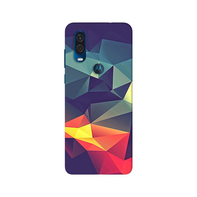 Modern Art Mobile Back Case for Moto One Vision (Design - 232) Modern Art Case for Moto One Vision (Design No. 232)
