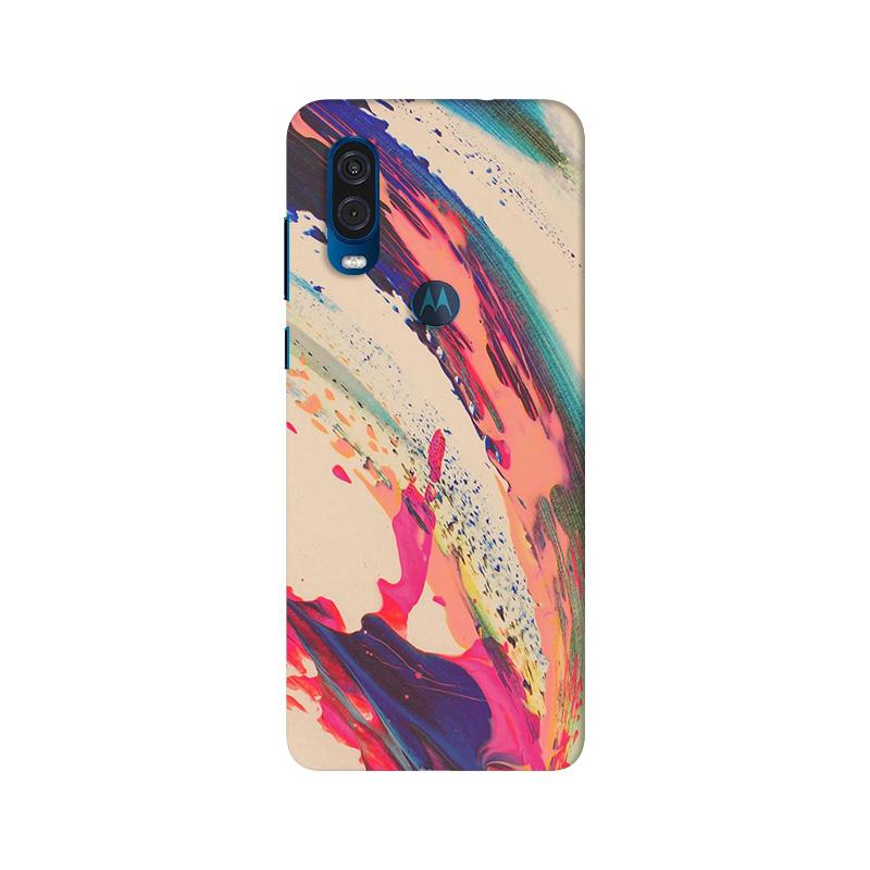 Modern Art Mobile Back Case for Moto One Vision (Design - 234) Modern Art Case for Moto One Vision (Design No. 234)