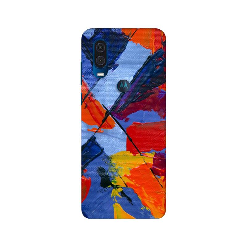 Modern Art Mobile Back Case for Moto One Vision (Design - 240) Modern Art Case for Moto One Vision (Design No. 240)