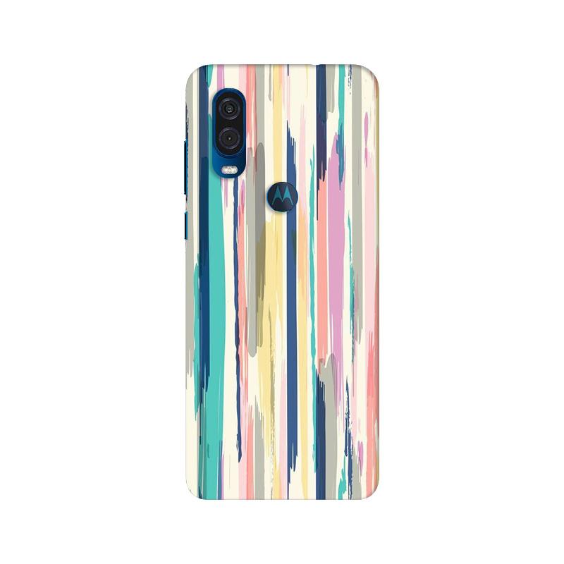 Modern Art Mobile Back Case for Moto One Vision (Design - 241) Modern Art Case for Moto One Vision (Design No. 241)
