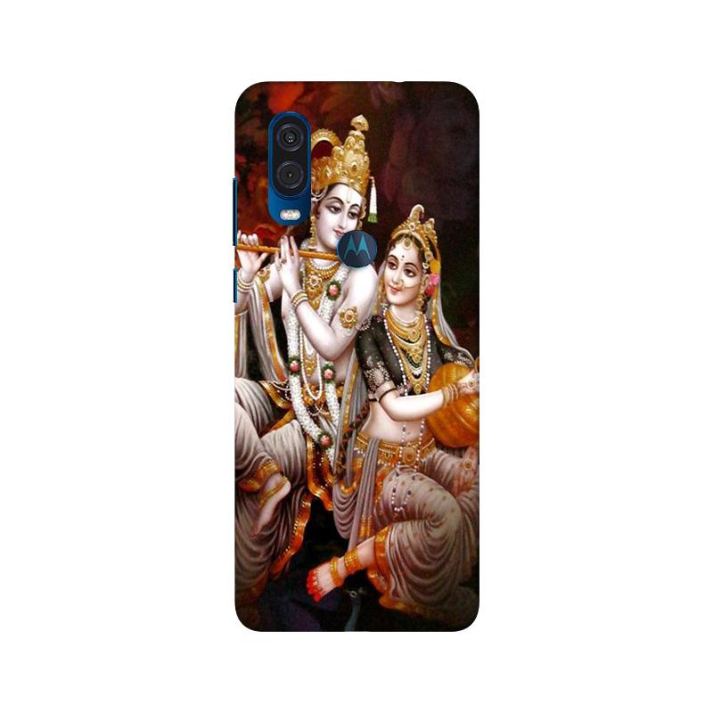 Radha Krishna Mobile Back Case for Moto One Vision (Design - 292) Radha Krishna Case for Moto One Vision (Design No. 292)