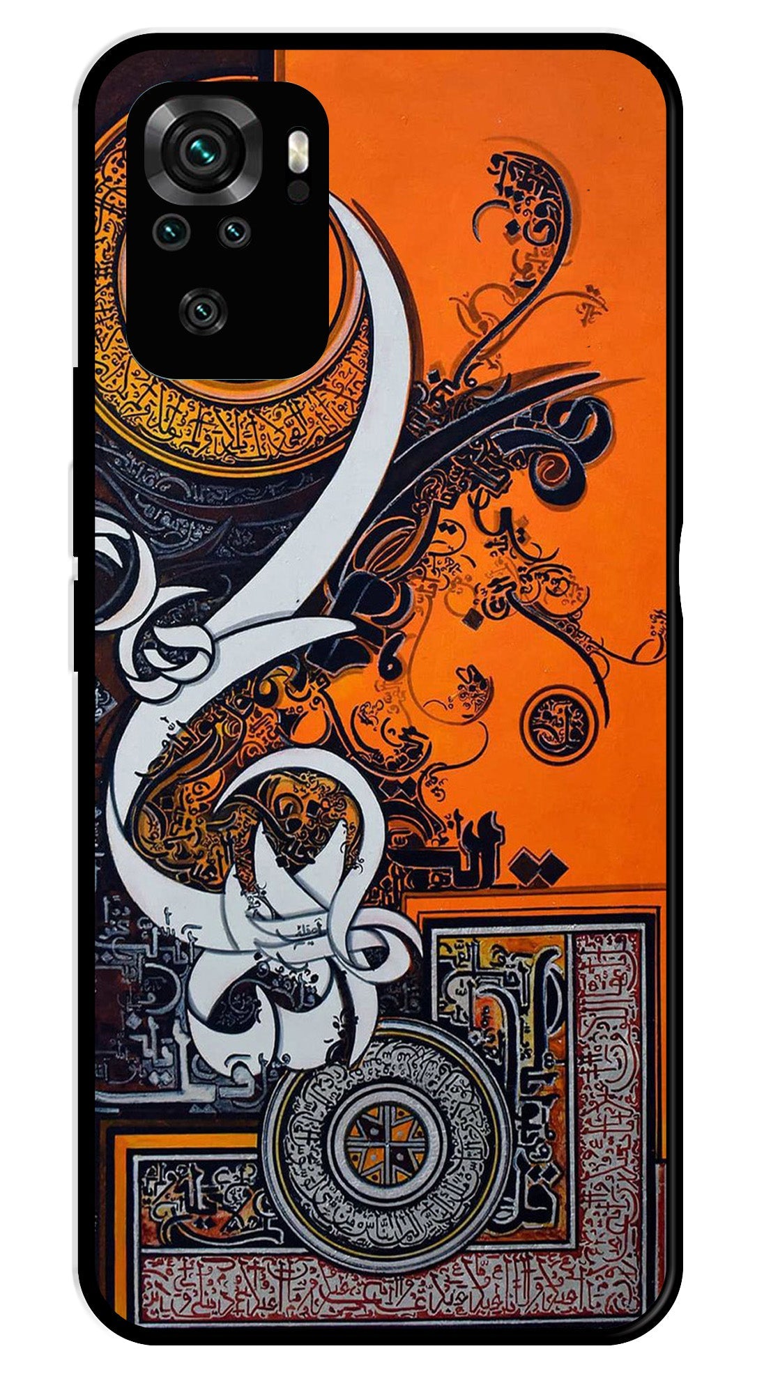 Qalander Art Metal Mobile Case for Redmi Note 10 Qalander Art Metal Mobile Case for Redmi Note 10 (Design No -16)