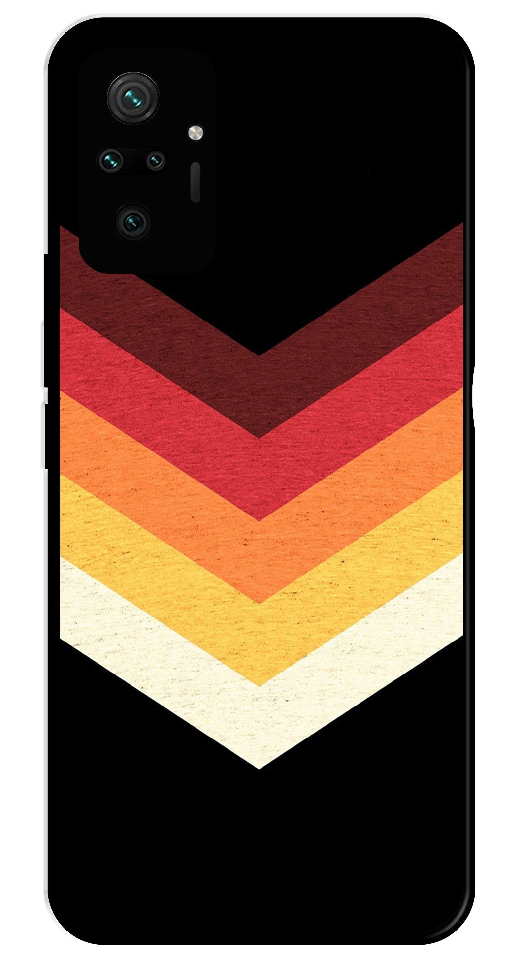 MultiColor Arrow Metal Mobile Case for Redmi Note 10 Pro MultiColor Arrow Metal Mobile Case for Redmi Note 10 Pro (Design No -04)