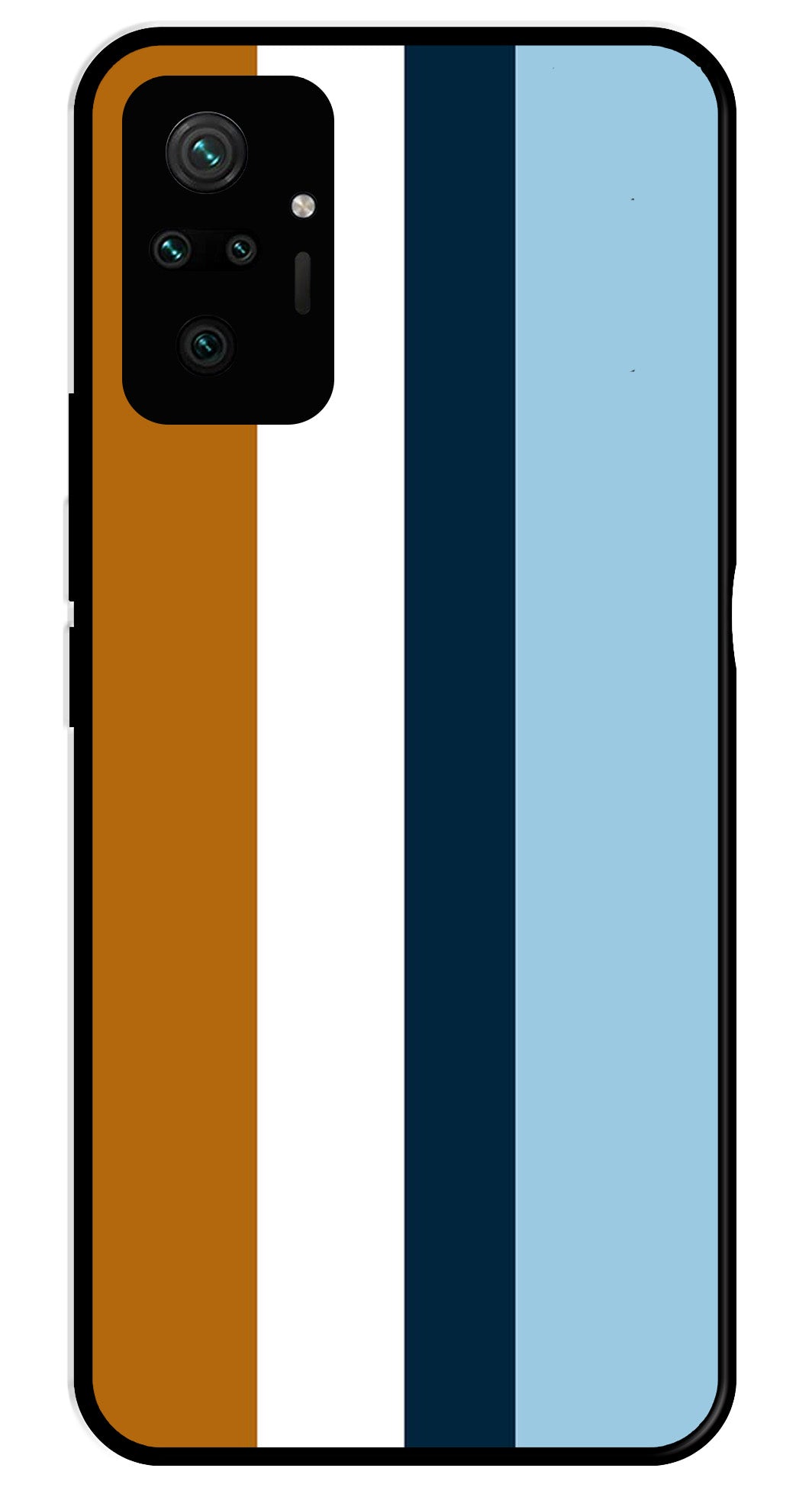 MultiColor Pattern Metal Mobile Case for Redmi Note 10 Pro MultiColor Pattern Metal Mobile Case for Redmi Note 10 Pro (Design No -17)