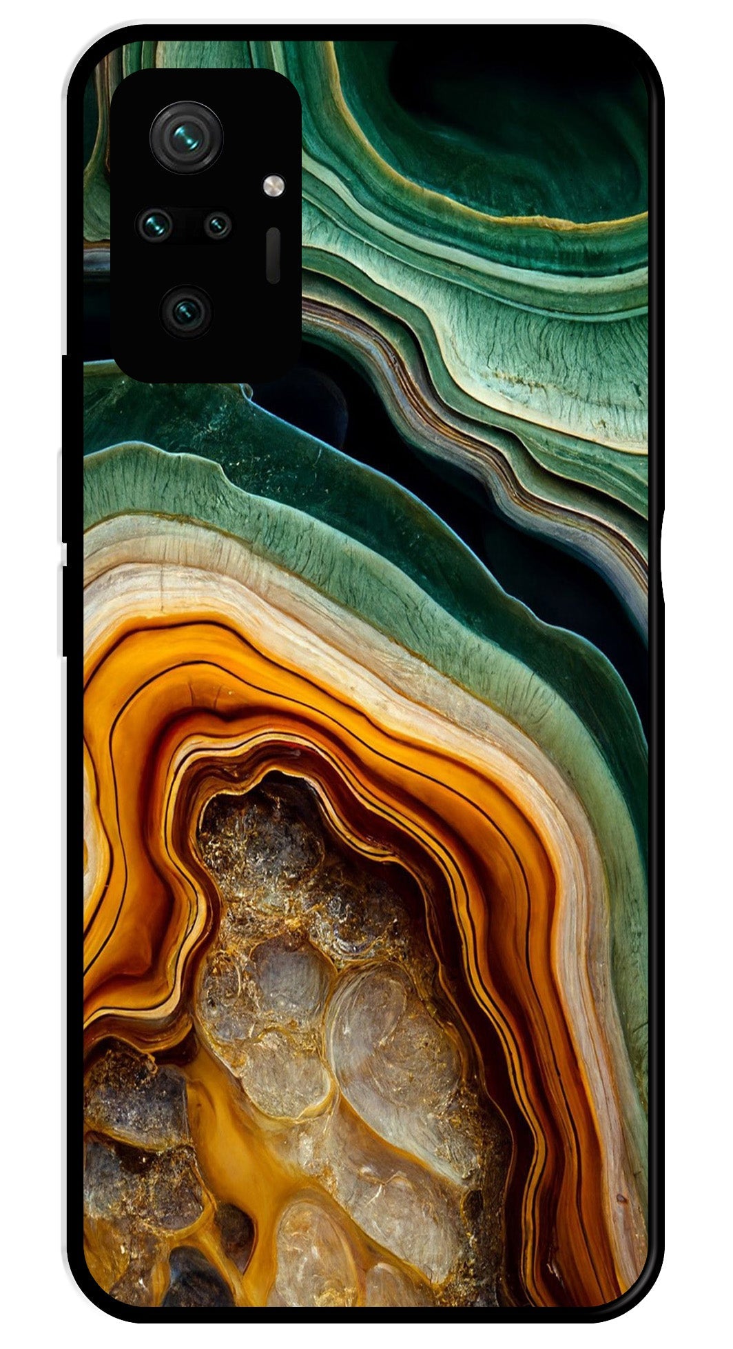 Marble Design Metal Mobile Case for Redmi Note 10 Pro Marble Design Metal Mobile Case for Redmi Note 10 Pro (Design No -28)