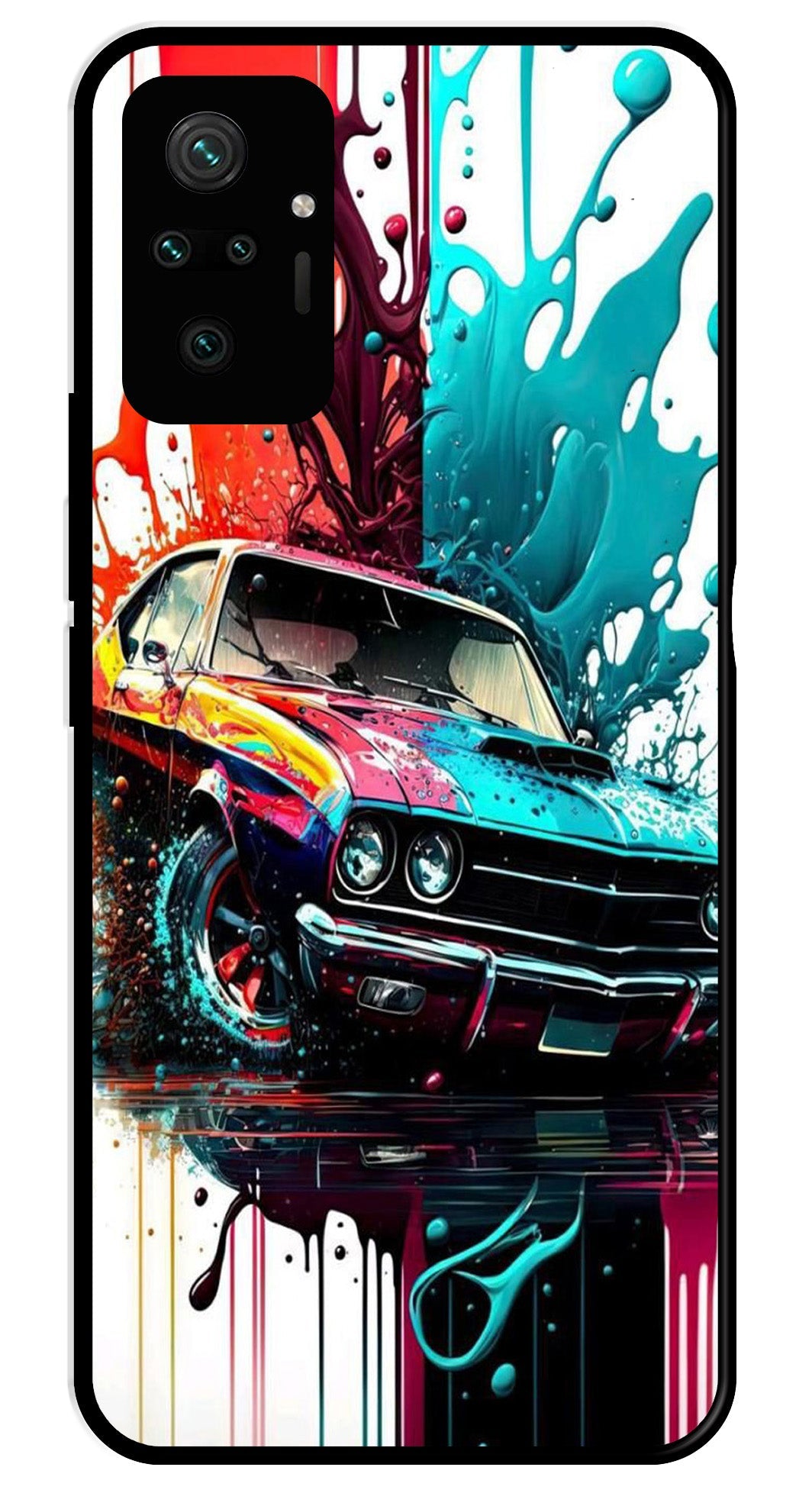 Vintage Car Metal Mobile Case for Redmi Note 10 Pro Vintage Car Metal Mobile Case for Redmi Note 10 Pro (Design No -29)