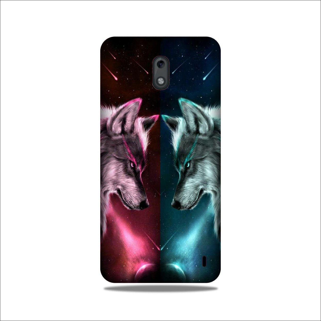 Wolf fight Case for Nokia 2.2 (Design No. 221) Wolf fight Case for Nokia 2.2 (Design No. 221)