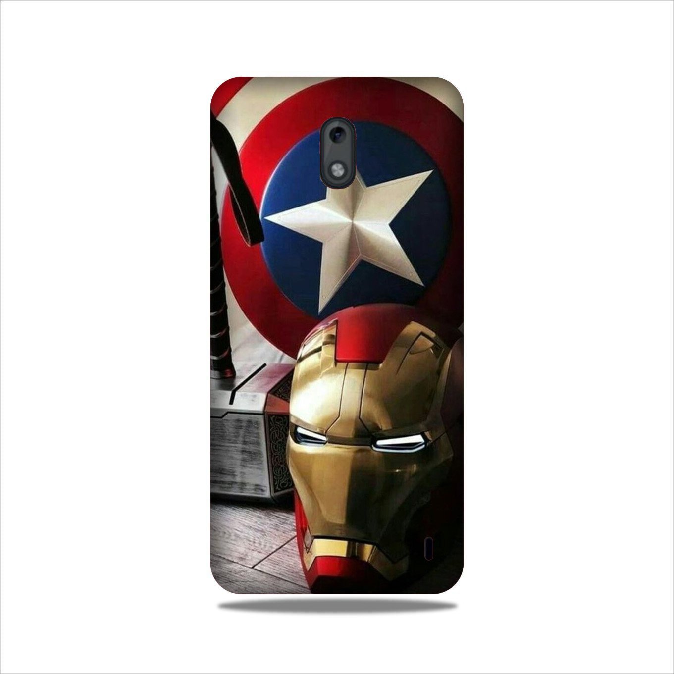 Ironman Captain America Case for Nokia 2.2 (Design No. 254) Ironman Captain America Case for Nokia 2.2 (Design No. 254)