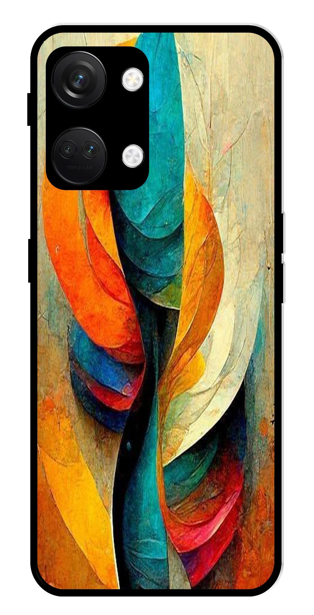 Modern Art Metal Mobile Case for OnePlus Nord 3 5G Modern Art Metal Mobile Case for OnePlus Nord 3 5G
