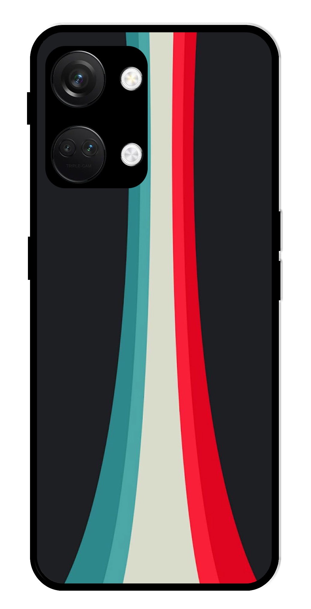 Modern Art Colorful Metal Mobile Case for OnePlus Nord 3 5G Modern Art Colorful Metal Mobile Case for OnePlus Nord 3 5G