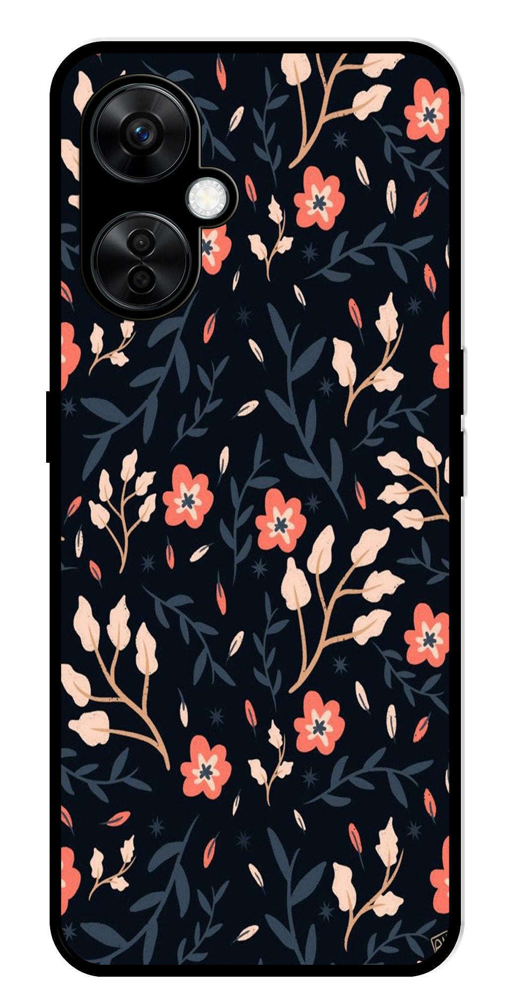 Floral Pattern Metal Mobile Case for OnePlus Nord CE 3 Lite 5G Floral Pattern Metal Mobile Case for OnePlus Nord CE 3 Lite 5G