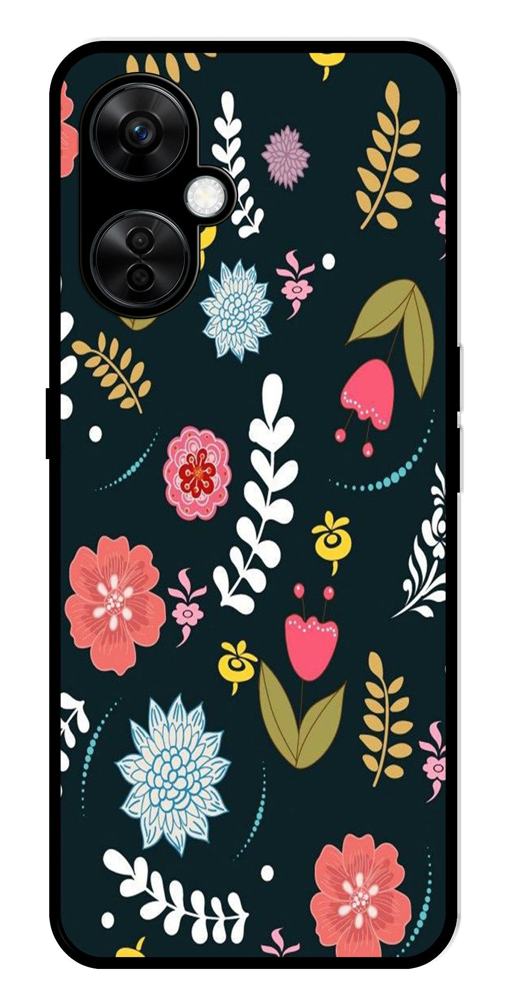 Floral Pattern2 Metal Mobile Case for OnePlus Nord CE 3 Lite 5G Floral Pattern2 Metal Mobile Case for OnePlus Nord CE 3 Lite 5G