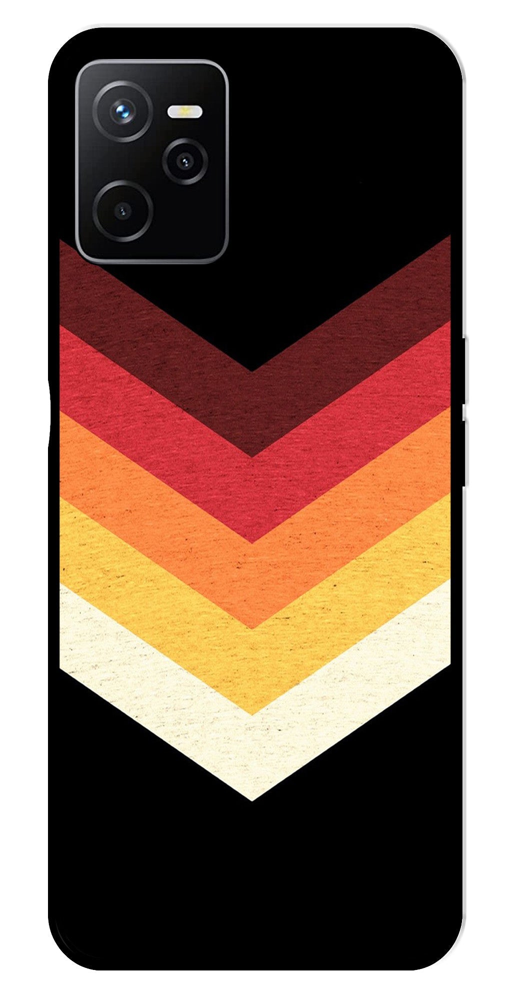 MultiColor Arrow Metal Mobile Case for Realme Narzo 50A MultiColor Arrow Metal Mobile Case for Realme Narzo 50A (Design No -04)