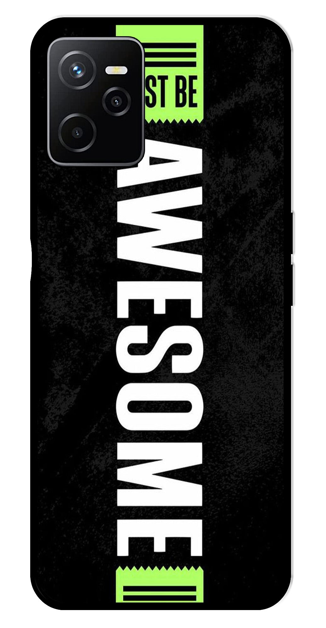 Awesome Metal Mobile Case for Realme Narzo 50A Awesome Metal Mobile Case for Realme Narzo 50A (Design No -33)