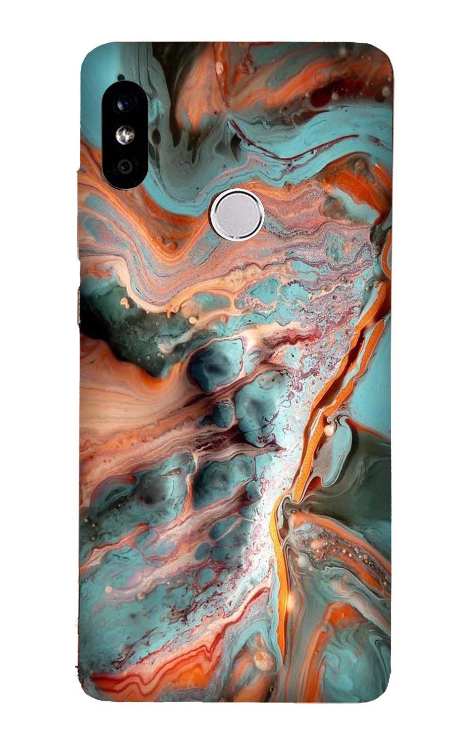 Marble Texture Mobile Back Case for Mi A2 (Design - 309) Marble Texture Mobile Back Case for Mi A2 (Design - 309)
