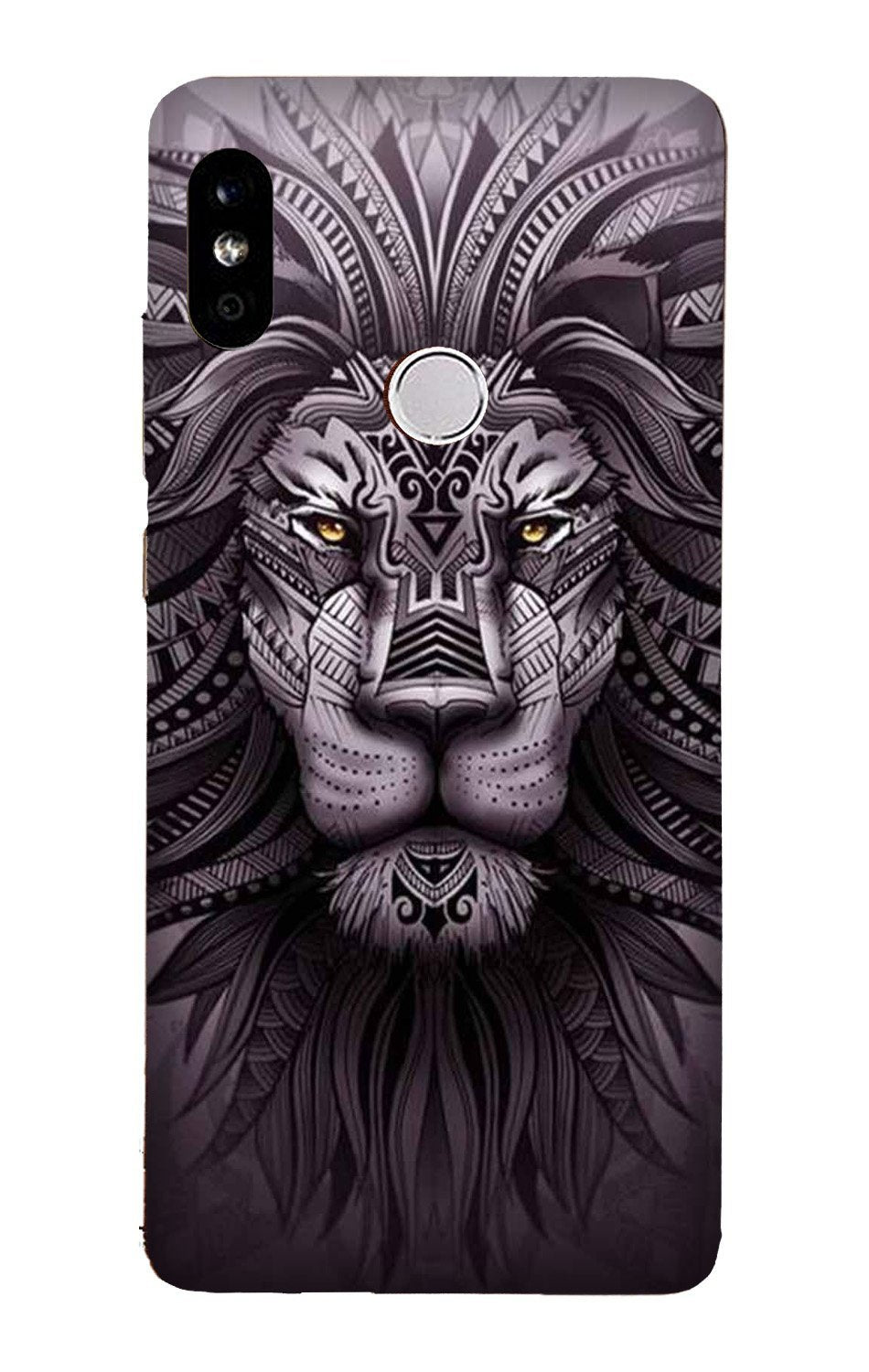 Lion Mobile Back Case for Redmi 6 Pro (Design - 315)