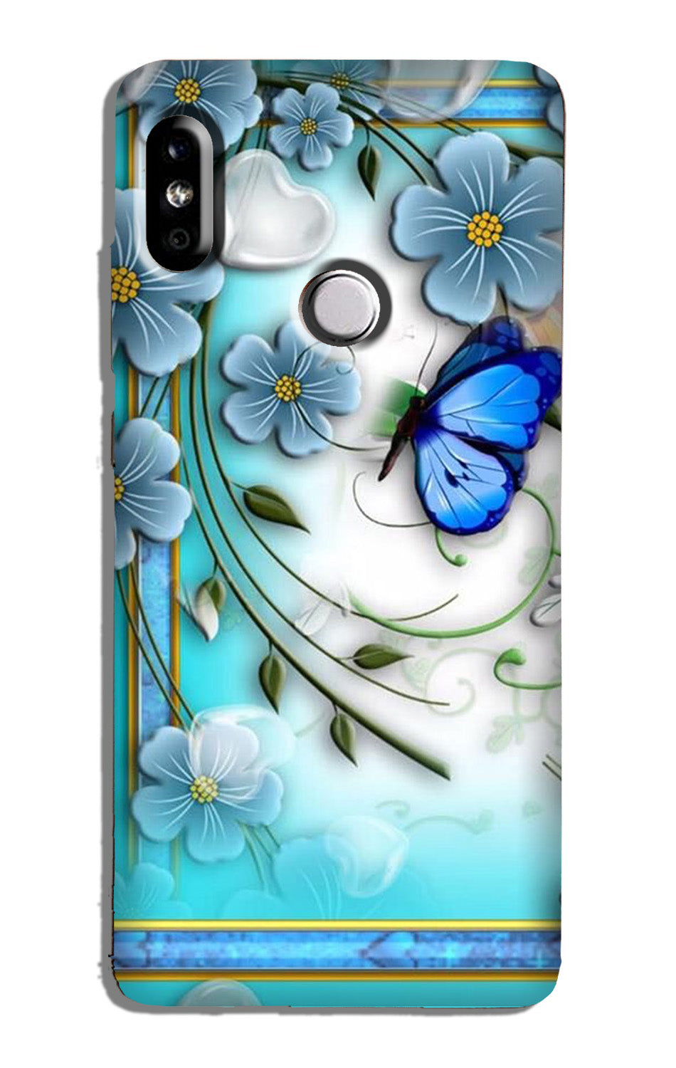 Blue Butterfly Case for Redmi Note 6 Pro Blue Butterfly Case for Redmi Note 6 Pro