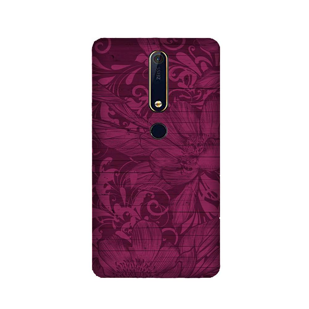 Purple Backround Mobile Back Case for Nokia 6.1 2018 (Design - 22) Purple Backround Case for Nokia 6.1 2018
