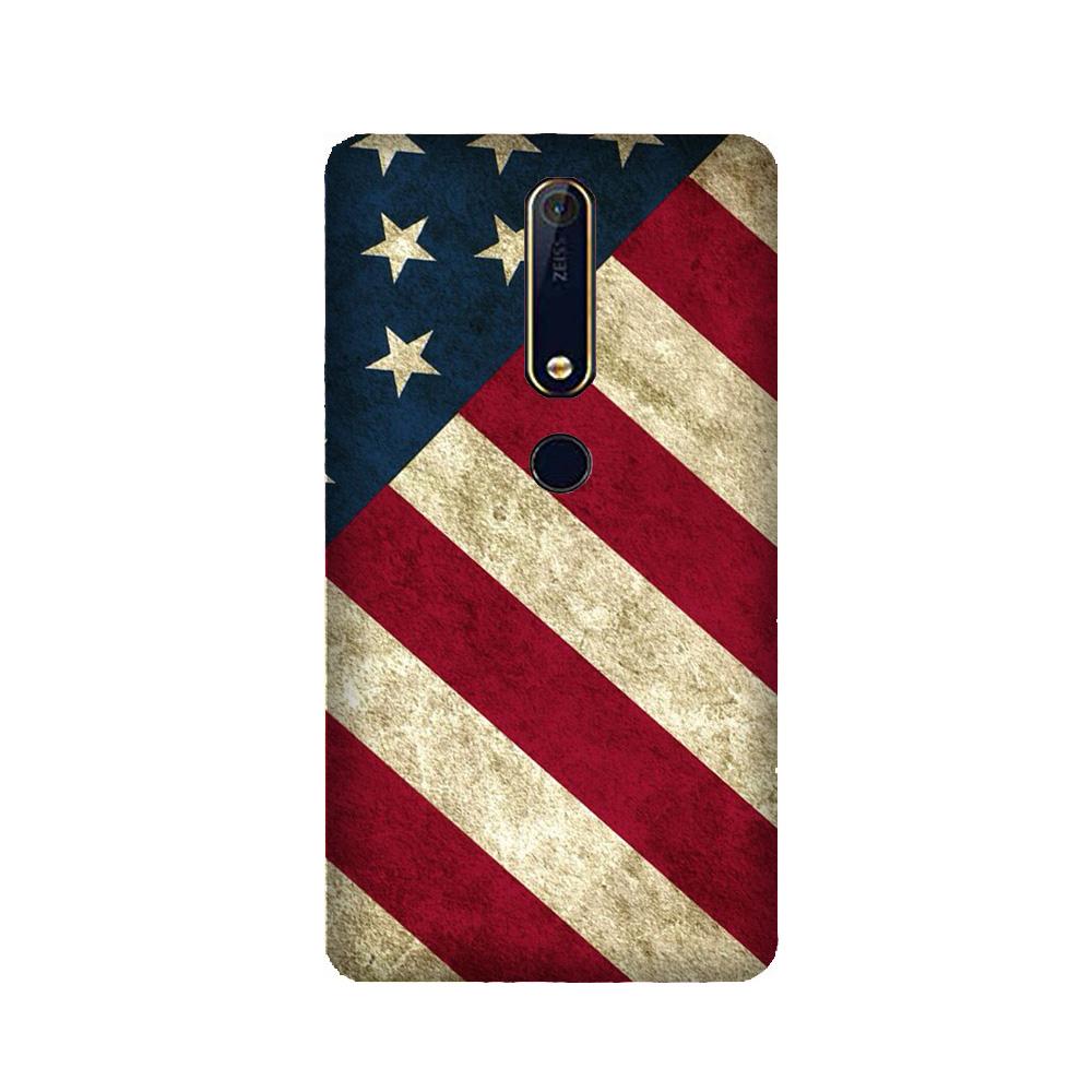 America Mobile Back Case for Nokia 6.1 2018 (Design - 79) America Case for Nokia 6.1 2018