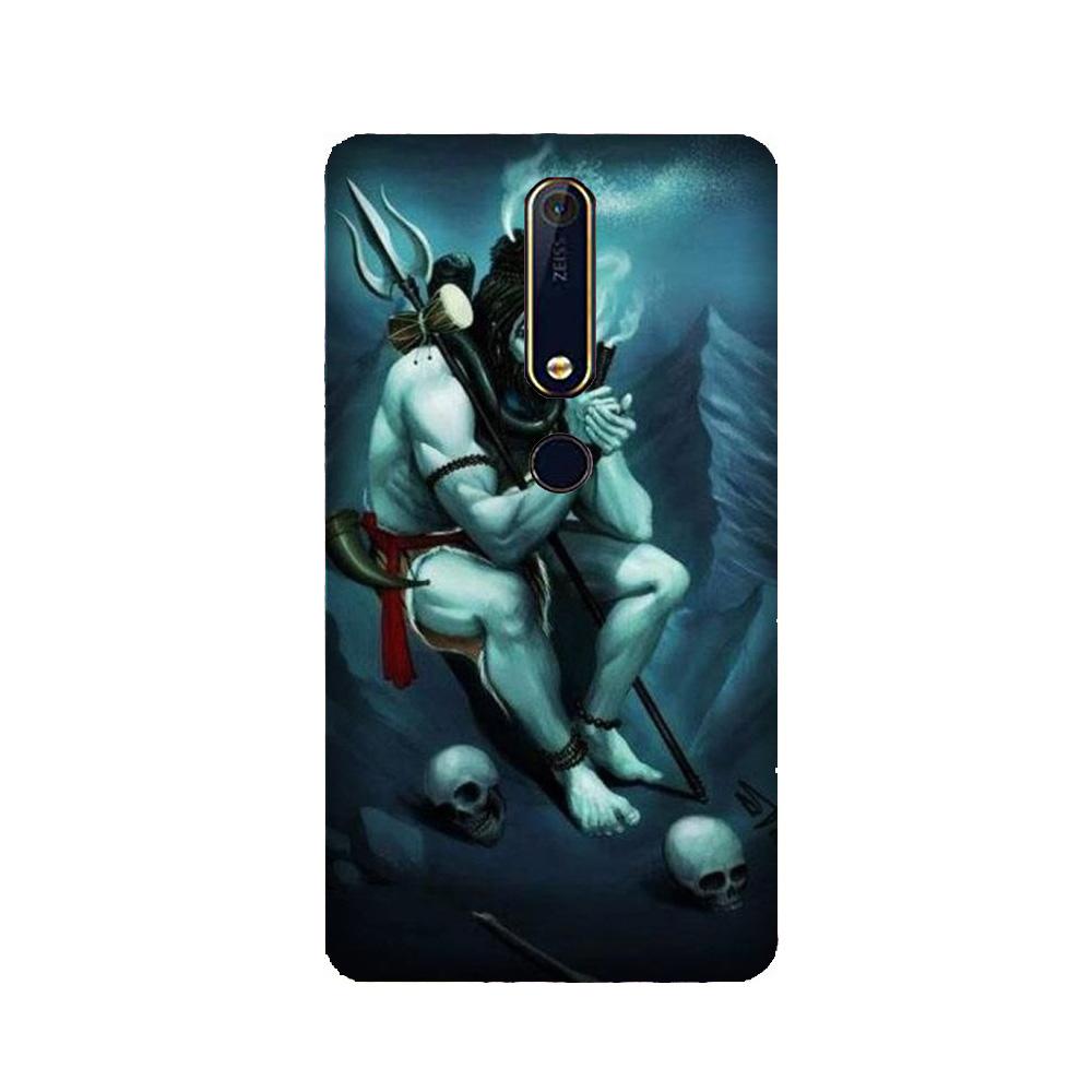 Lord Shiva Mahakal2 Mobile Back Case for Nokia 6.1 2018 (Design - 98) Lord Shiva Mahakal2 Case for Nokia 6.1 2018