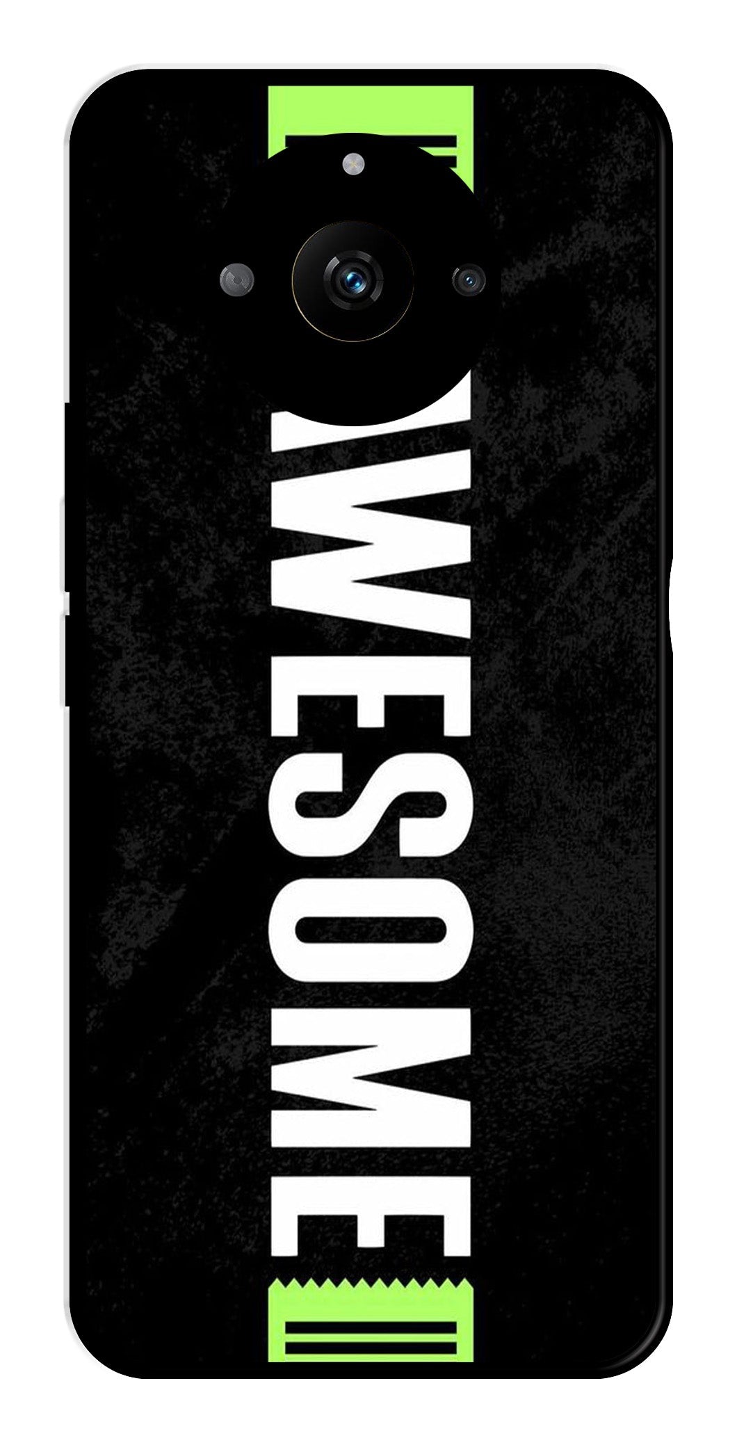 Awesome Metal Mobile Case for Realme Narzo 60 5G Awesome Metal Mobile Case for Realme Narzo 60 5G (Design No -33)