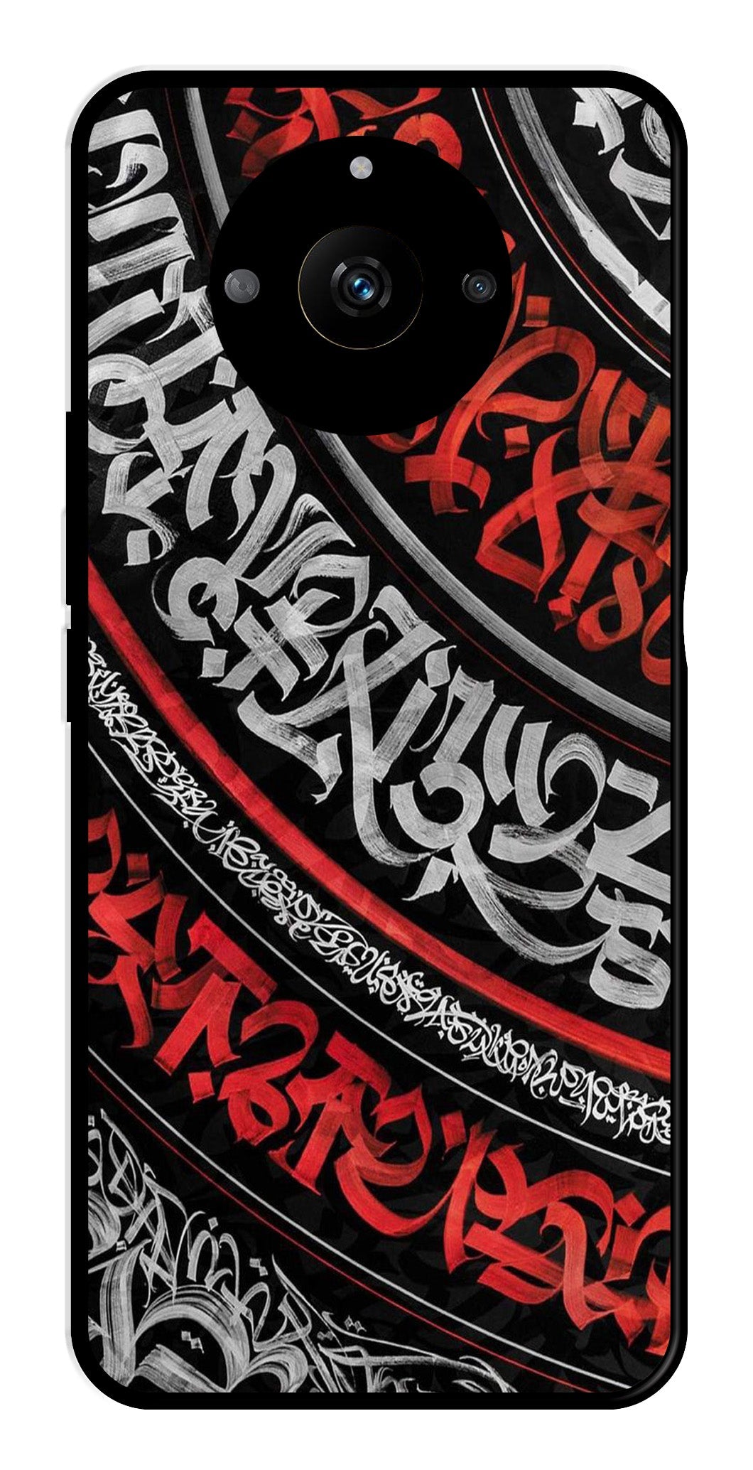 Qalander Art Metal Mobile Case for Realme Narzo 60 5G (Design No -49)