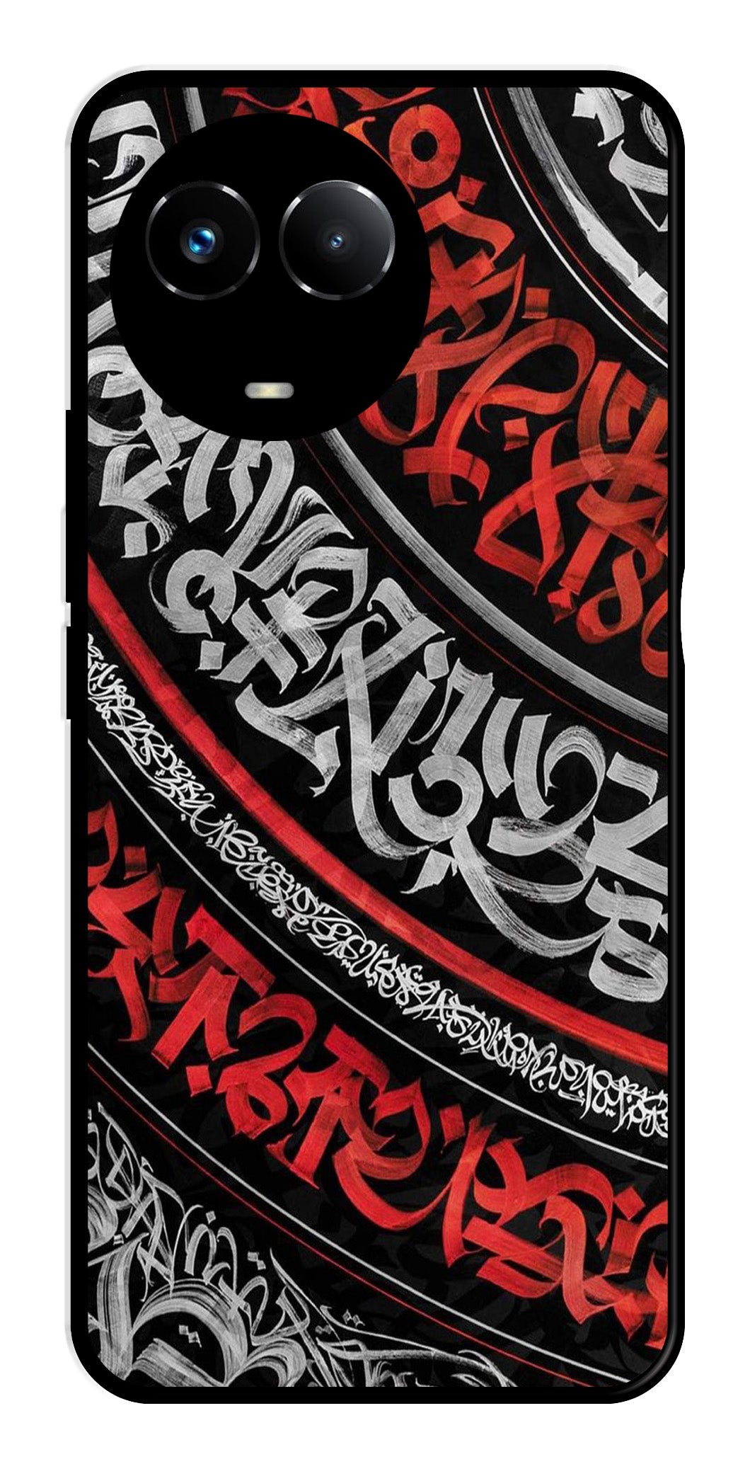 Qalander Art Metal Mobile Case for Realme Narzo 60X 5G Qalander Art Metal Mobile Case for Realme Narzo 60X 5G (Design No -49)