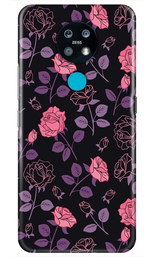 Rose Black Background Case for Nokia 7.2 Rose Black Background Case for Nokia 7.2