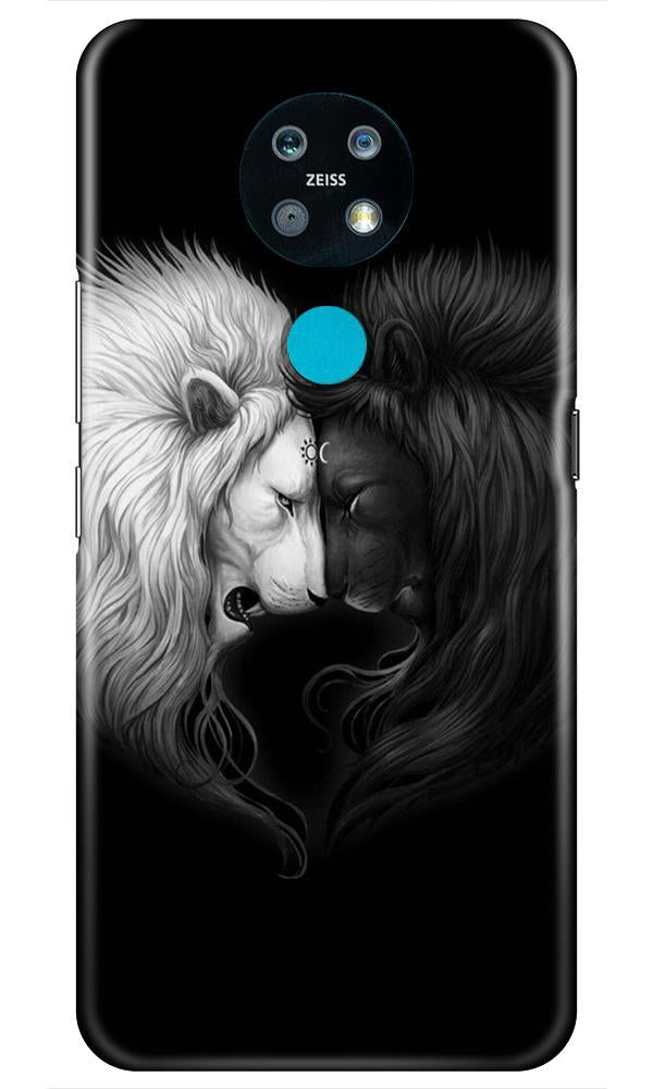 Dark White Lion Case for Nokia 6.2 (Design - 140) Dark White Lion Case for Nokia 6.2 (Design - 140)