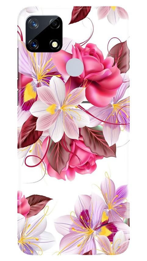 Beautiful flowers Mobile Back Case for Realme Narzo 20 (Design - 23) Beautiful flowers Case for Realme Narzo 20