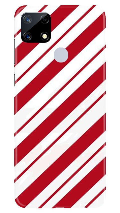 Red White Mobile Back Case for Realme Narzo 20 (Design - 44) Red White Case for Realme Narzo 20