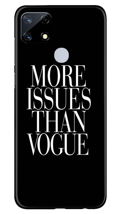 More Issues than Vague Mobile Back Case for Realme Narzo 20 (Design - 74) More Issues than Vague Case for Realme Narzo 20