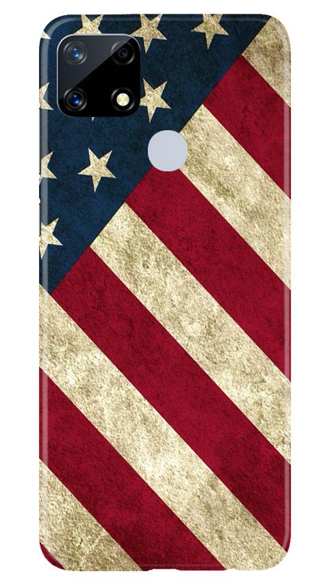 America Mobile Back Case for Realme Narzo 20 (Design - 79) America Case for Realme Narzo 20